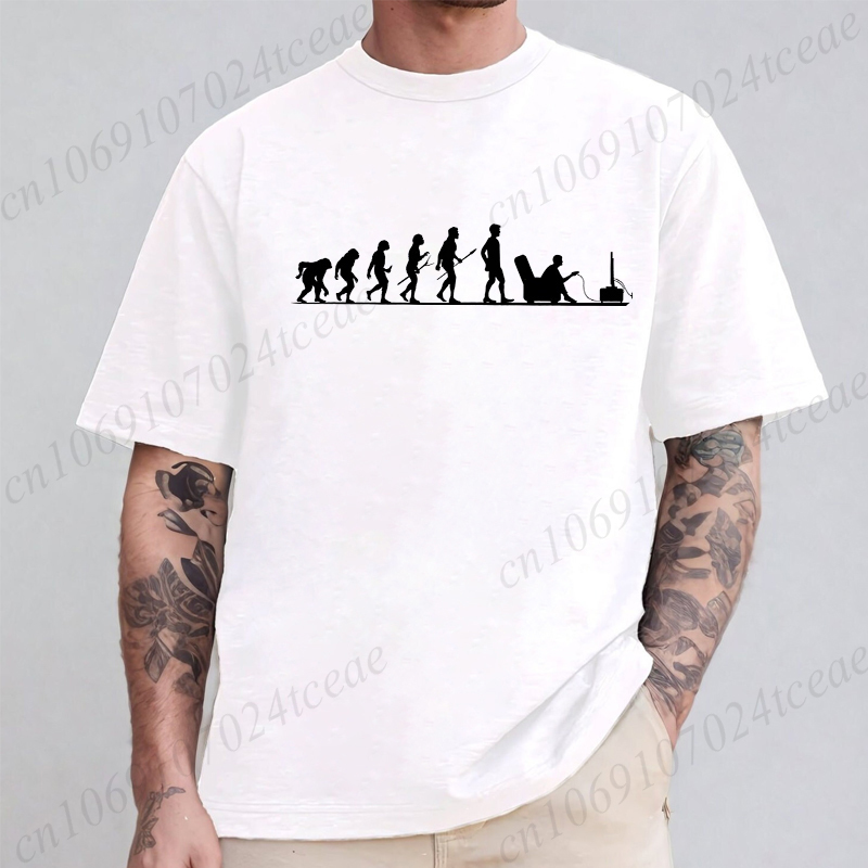 Été hommes T-Shirt évolution G - Men'S Fashion Evolution avis et prix
