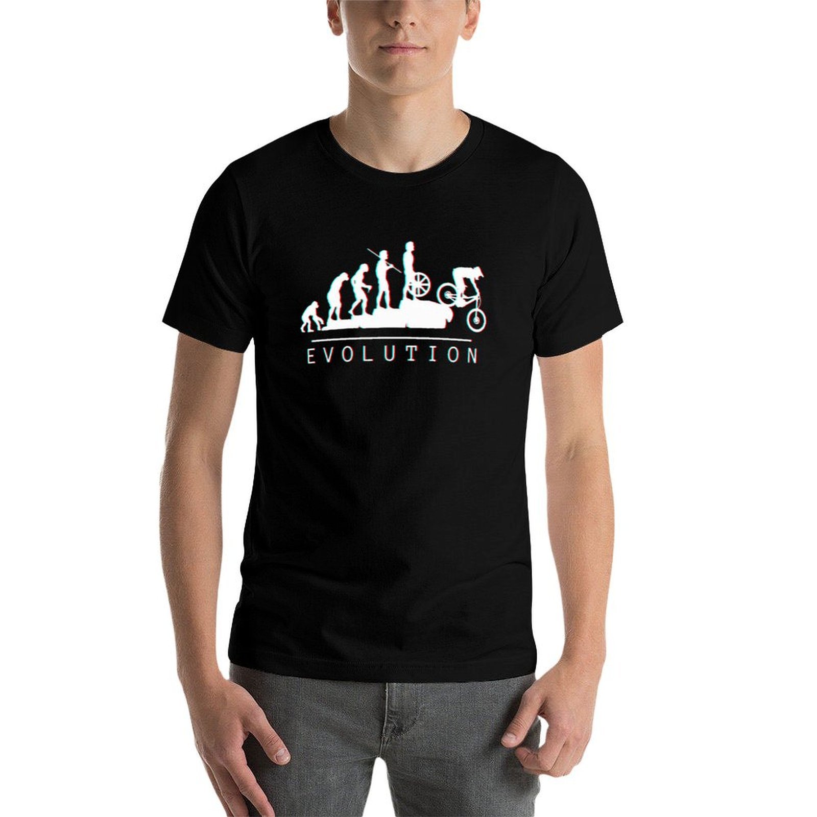 T-shirt MTB Evolution (blanc)  - Men'S Fashion Evolution avis et prix