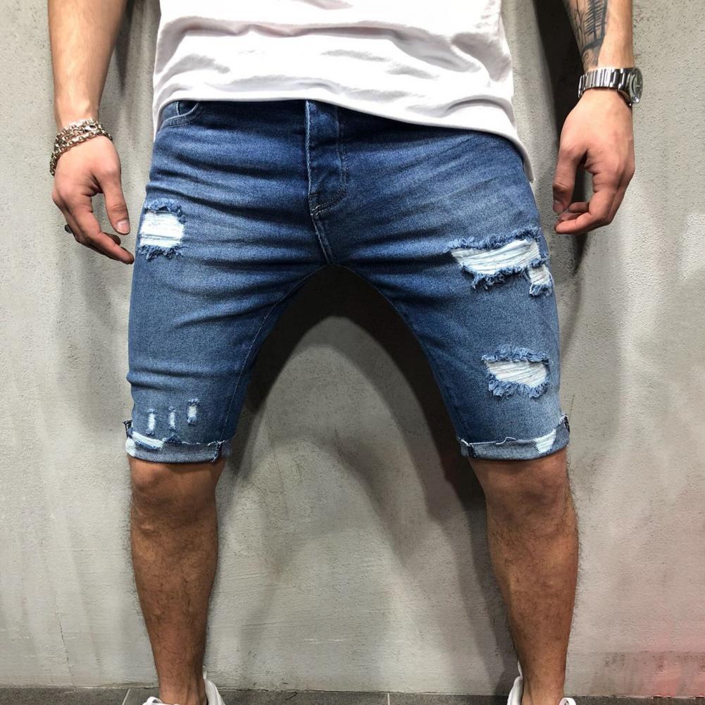 Short en jean déchiré pour hom - Skinny Jeans Ripped avis et prix