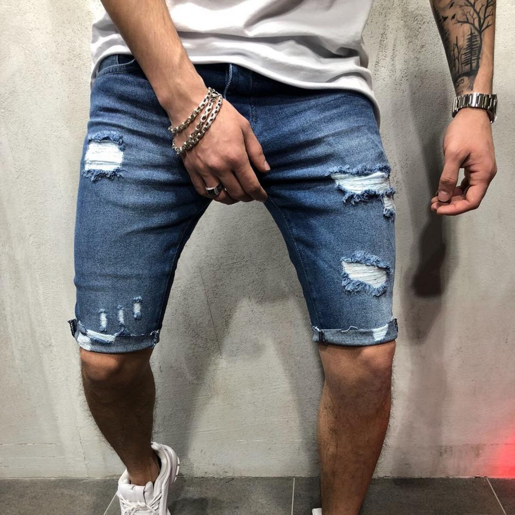 Short en jean déchiré pour hom - Skinny Jeans Ripped avis et prix