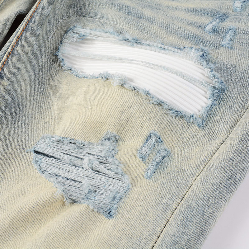 Jean bleu clair pour hommes, e - Men'S Fashion Light Jacket avis et prix