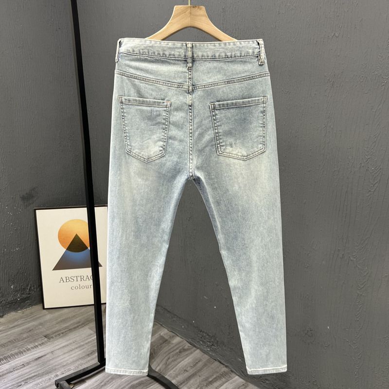 Jean Slim en Denim pour Homme, - Skinny Jeans Ripped avis et prix