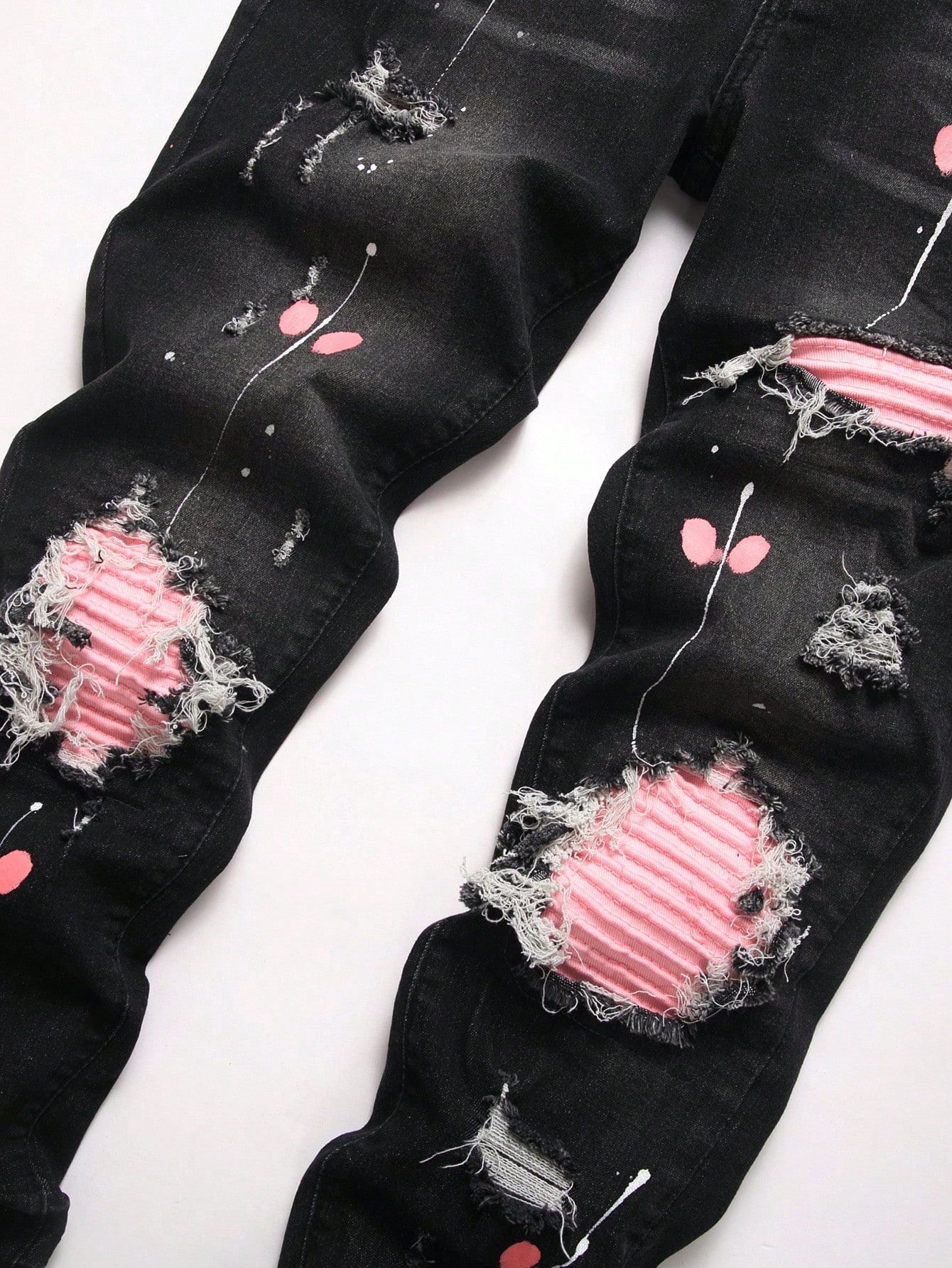 Jean en denim déchiré pour hom - Skinny Jeans Ripped avis et prix