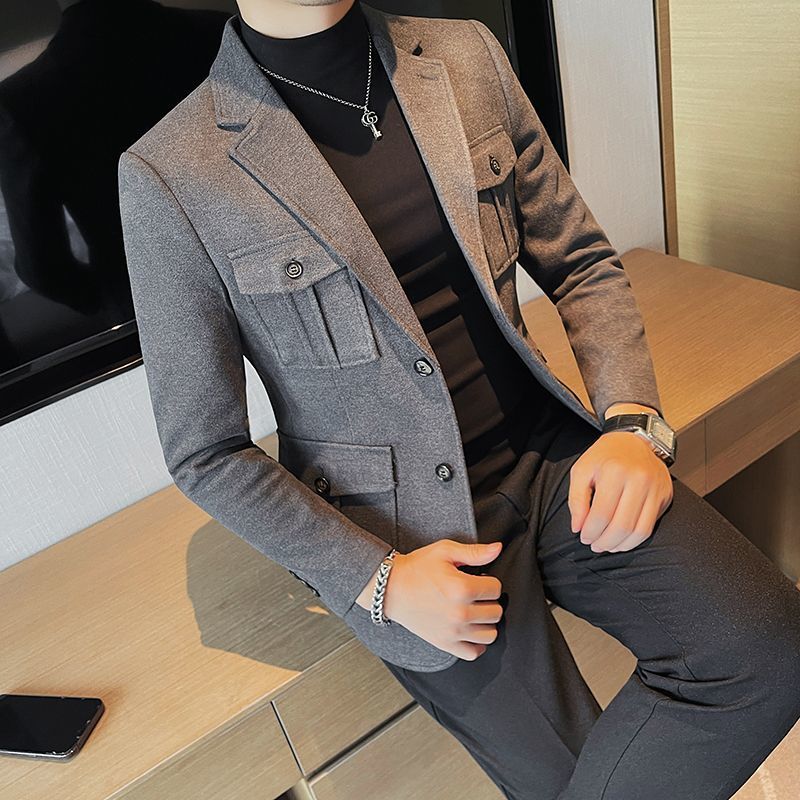 Veste de costume en Tweed légè - Men'S Fashion Light Jacket avis et prix