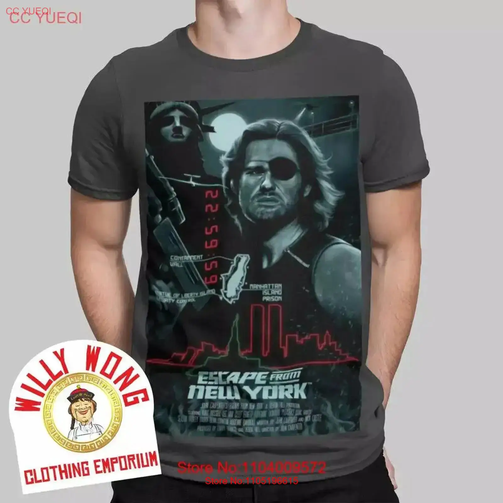 Escape From New York T Shirt F - Men'S Fashion From The 80S avis et prix
