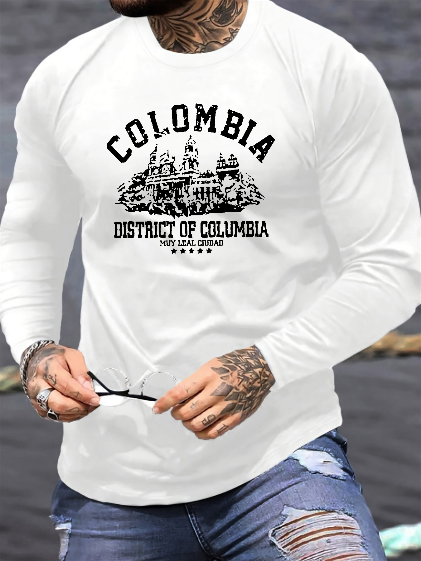 T-shirt décontracté polyvalent - Men Fashion Upper avis et prix