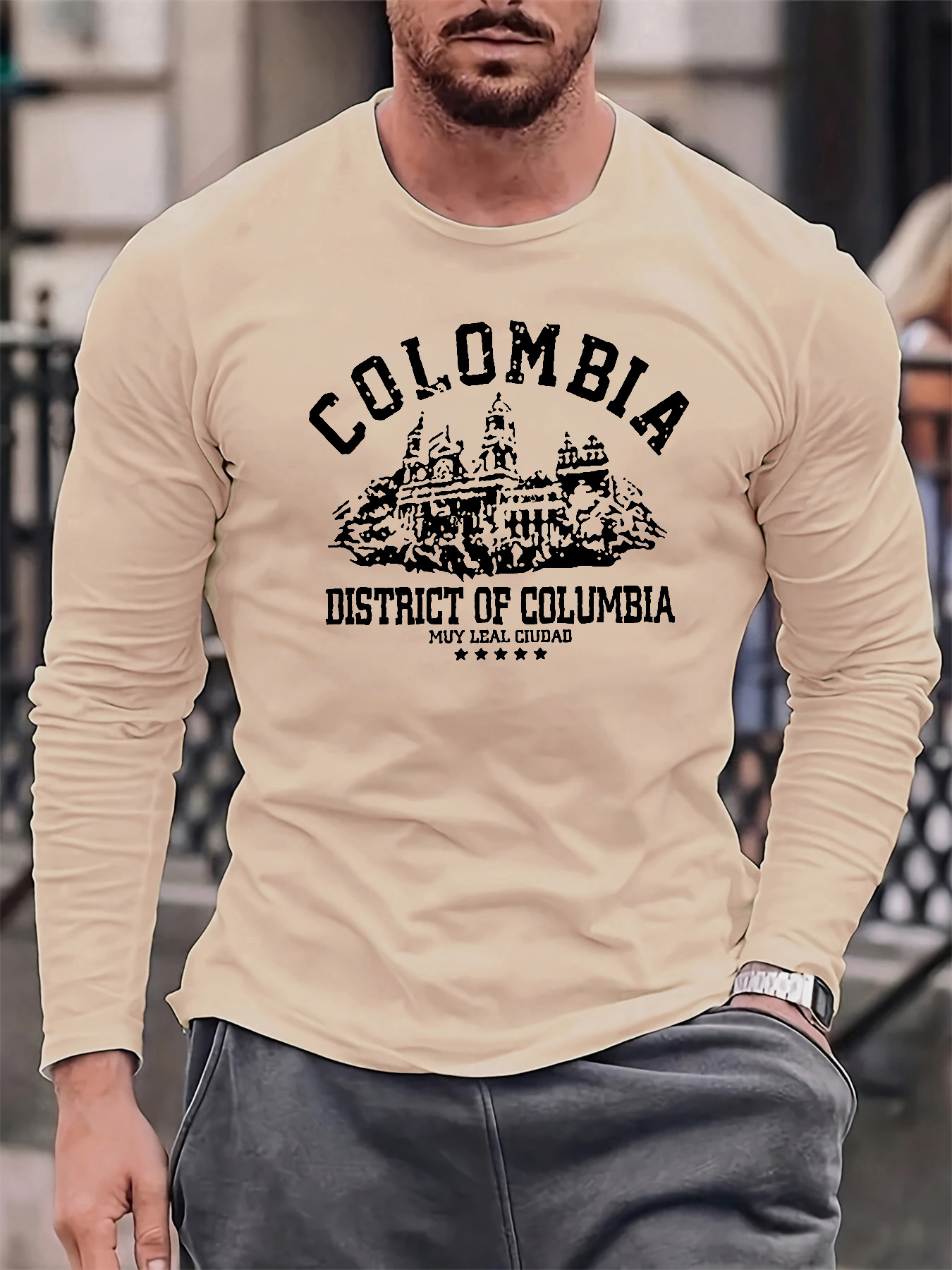 T-shirt décontracté polyvalent - Men Fashion Upper avis et prix