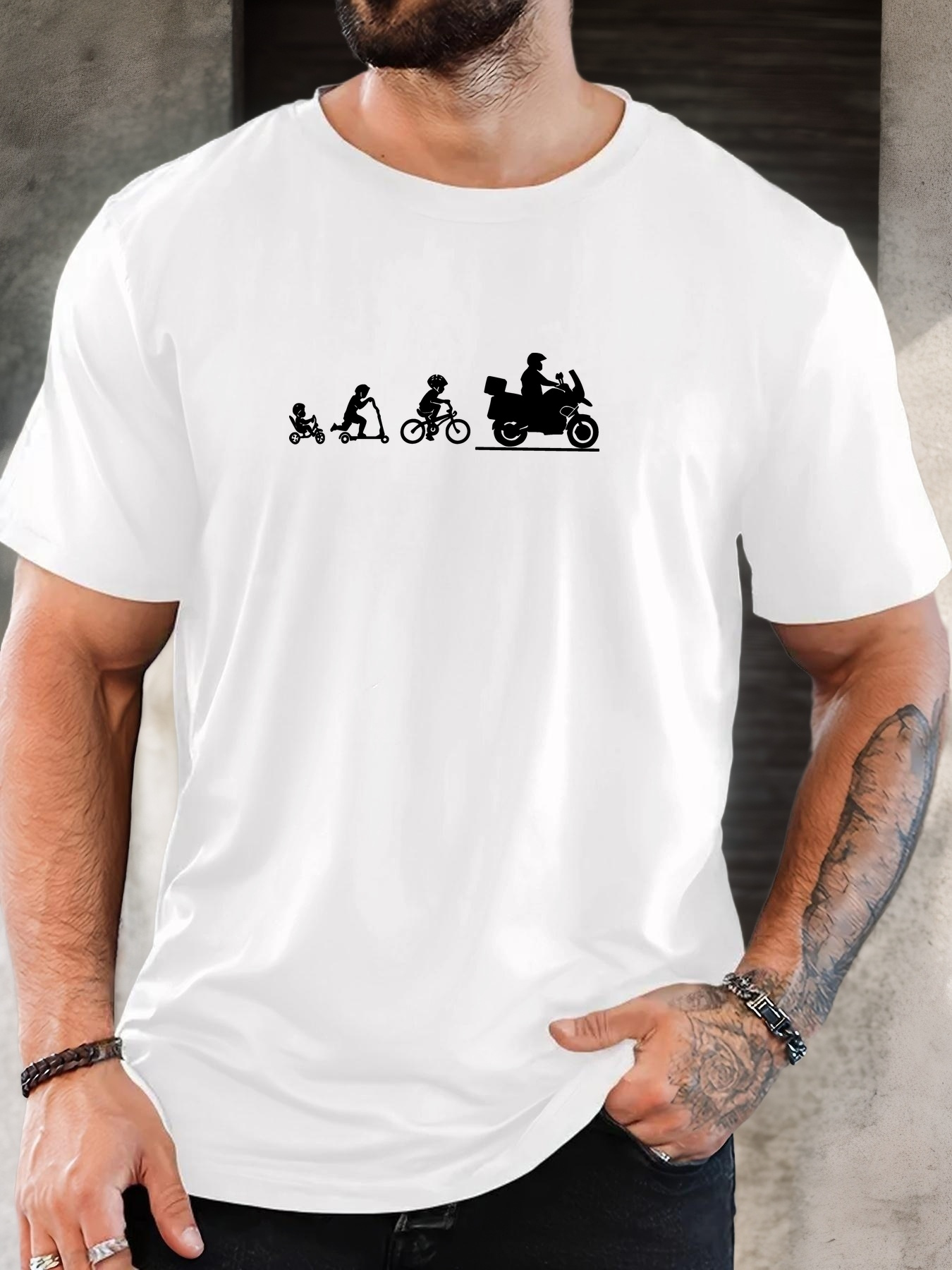 T-shirt basique noir pour homm - Men'S Fashion Evolution avis et prix