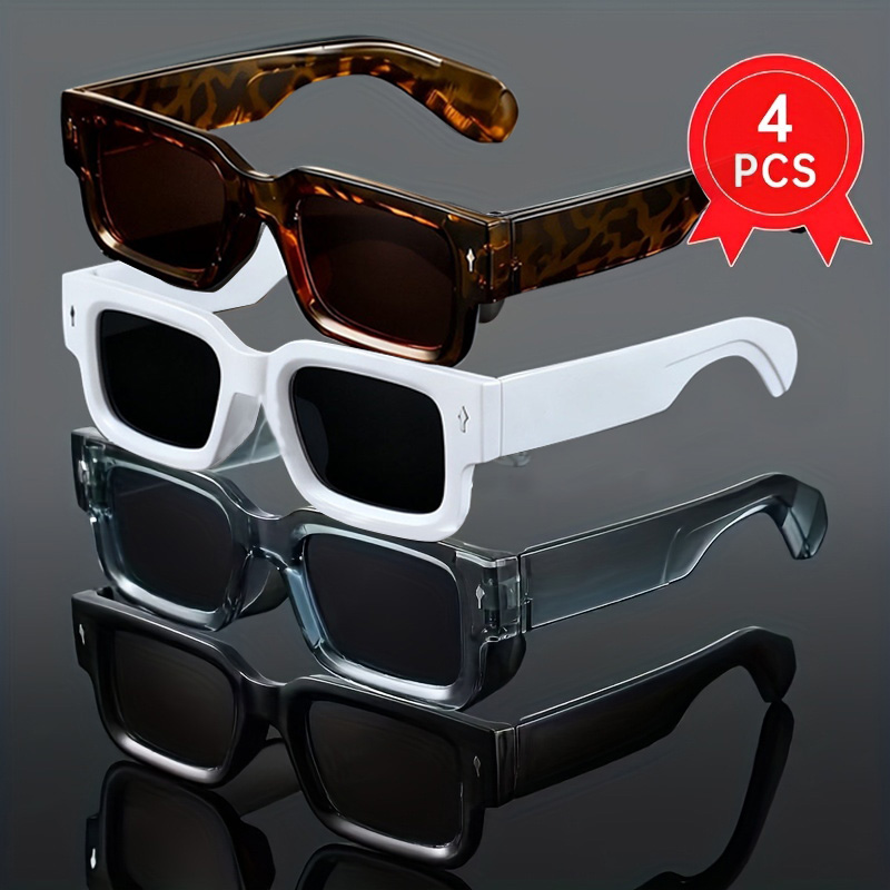 Lot de 4 paires de lunettes de - Men Fashion Photography avis et prix