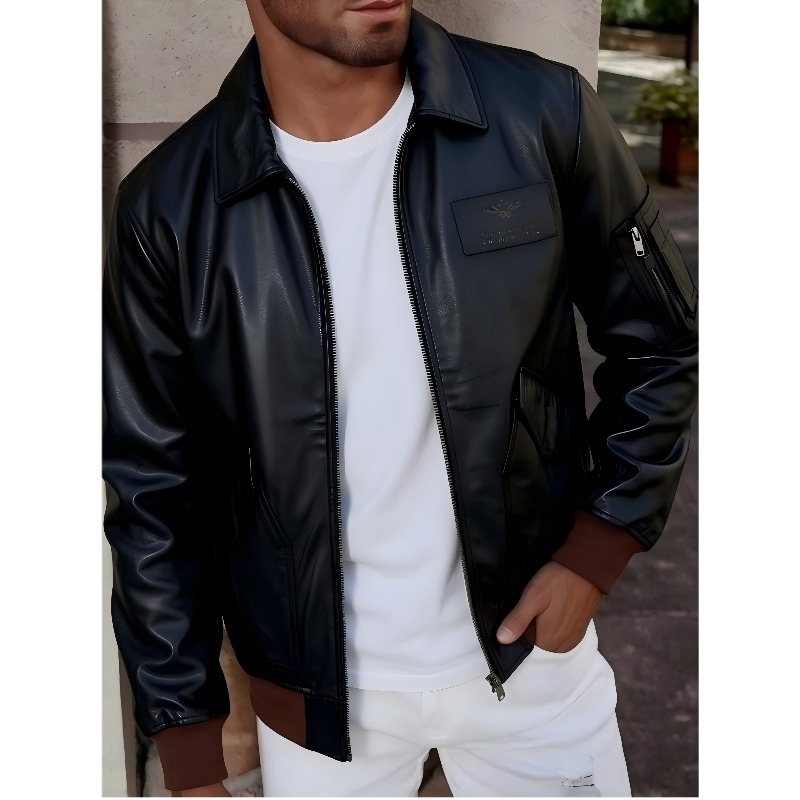 Blouson aviateur vintage 45P p - Bomber Jacket Men avis et prix