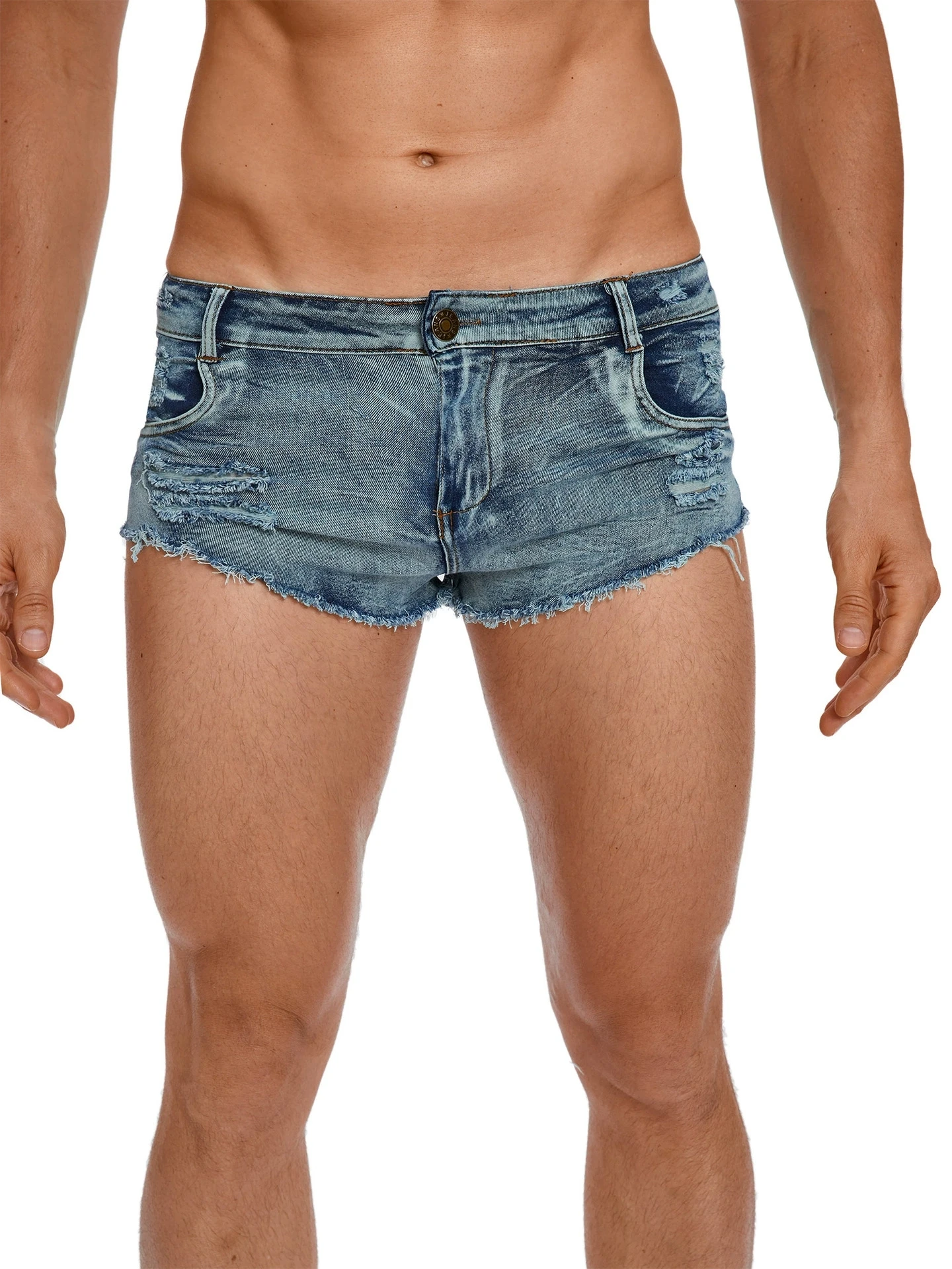 Shorts en jean taille basse po - Skinny Jeans Ripped avis et prix