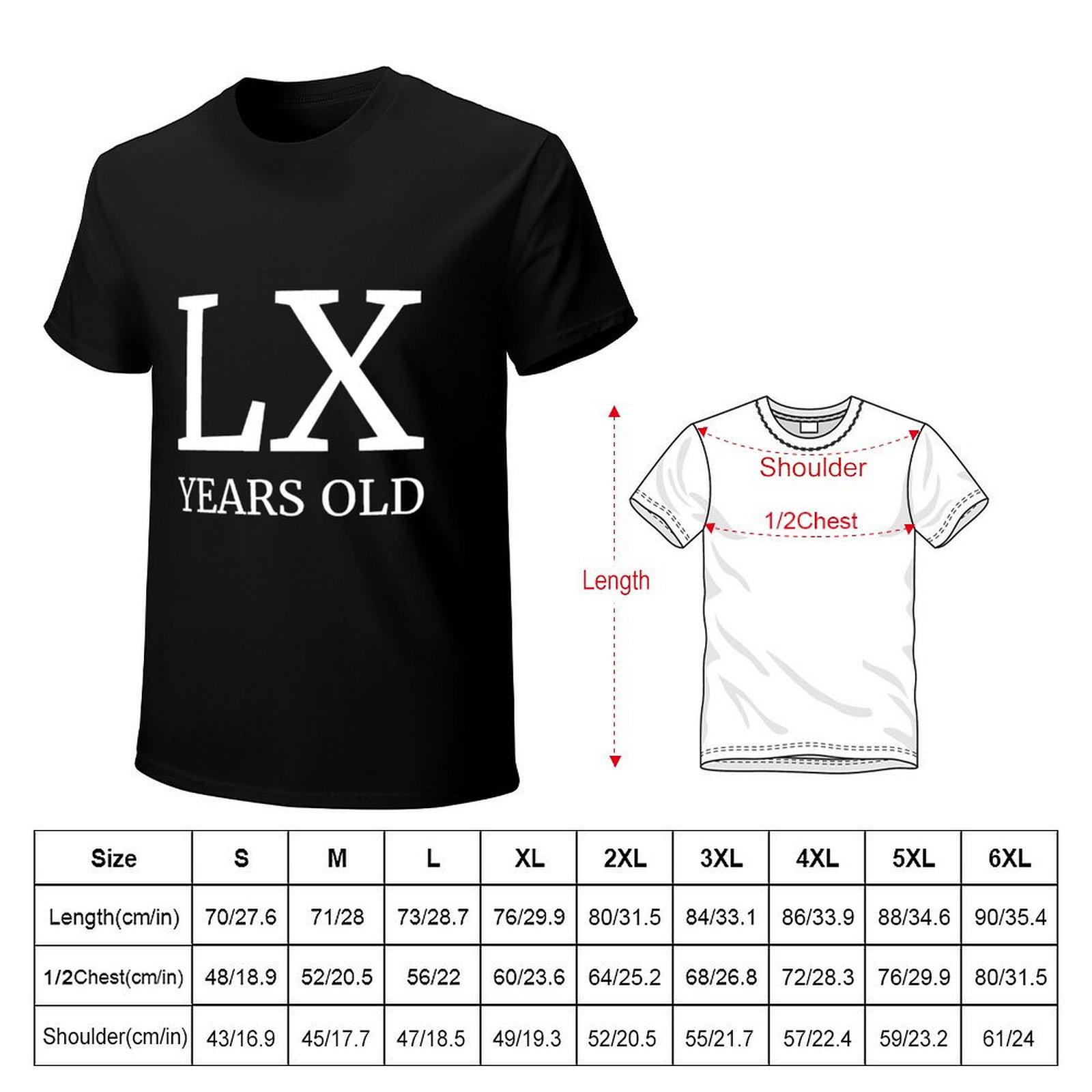 T-shirt à manches courtes déco - Men'S Fashion For 60 Year Old avis et prix