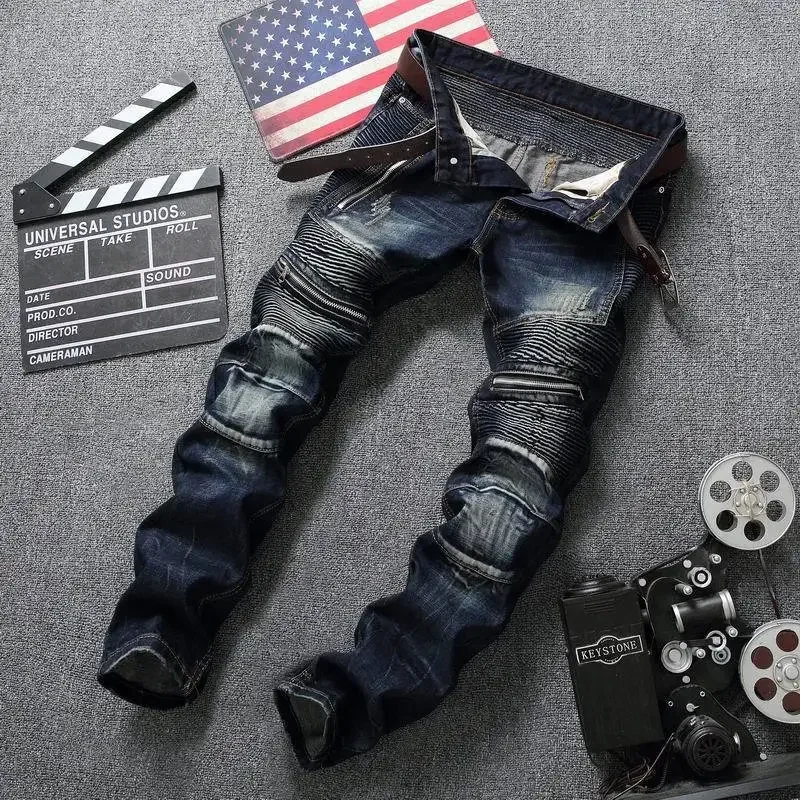 Punk Street Style déchiré jean - Skinny Jeans Ripped avis et prix