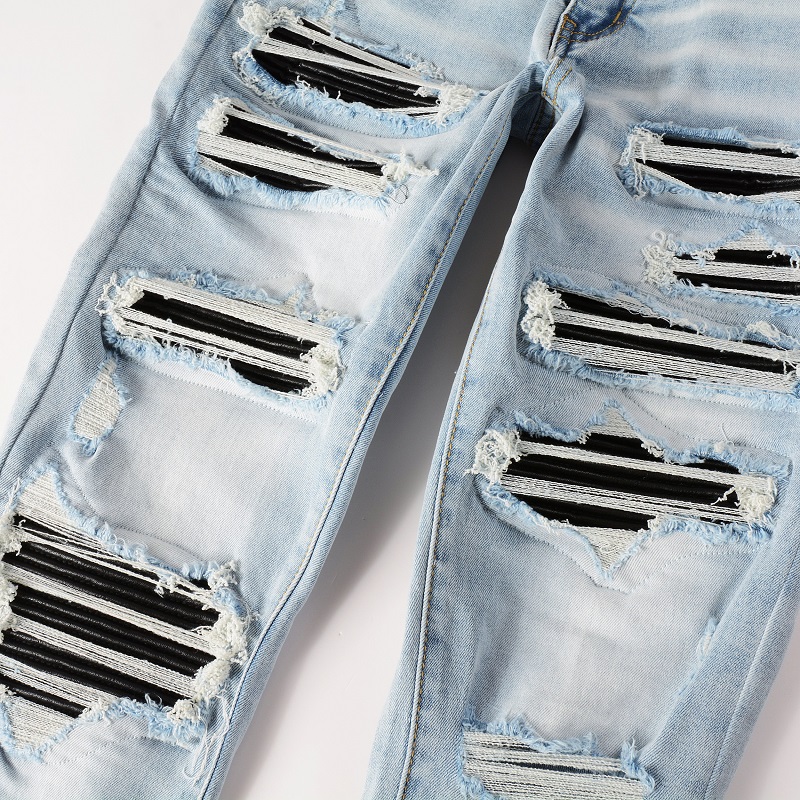 Jean de motard noir plissé pou - Skinny Jeans Ripped avis et prix