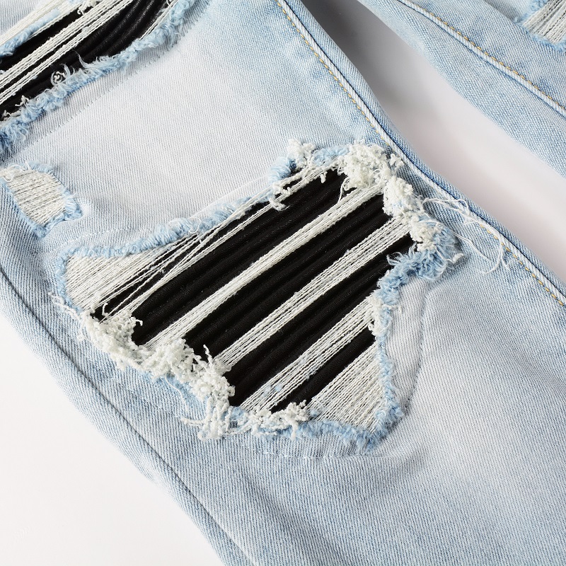 Jean de motard noir plissé pou - Skinny Jeans Ripped avis et prix