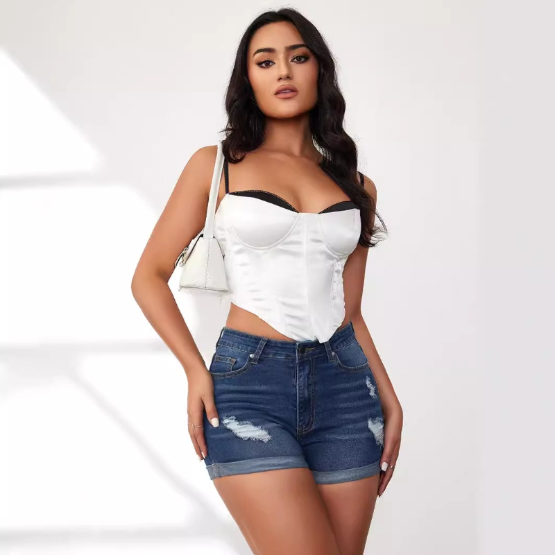 robe d'été femme Femmes jean t - Skinny Jeans Ripped avis et prix