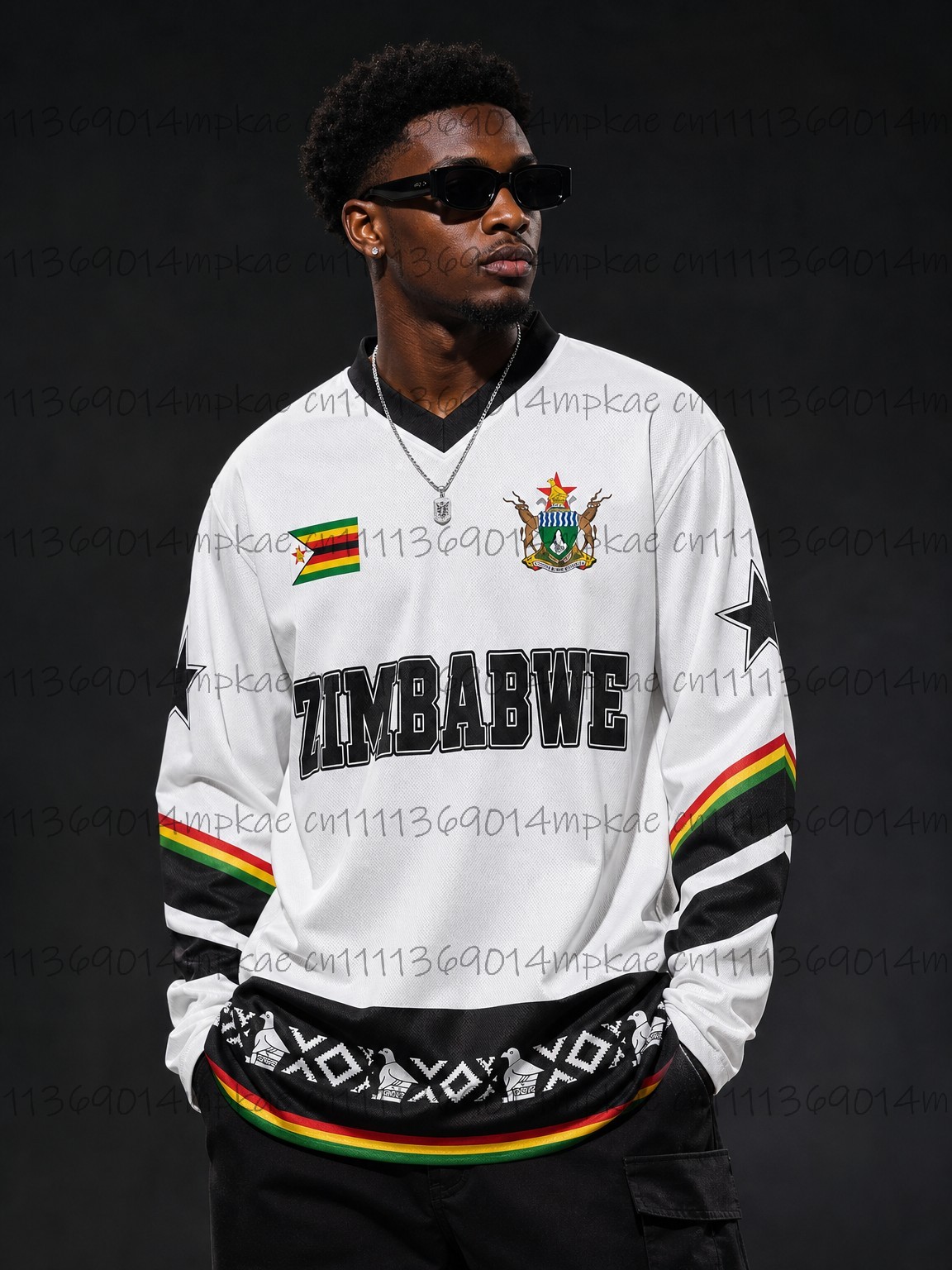 T-shirt à manches longues col  - Fashion Mens Shirt avis et prix